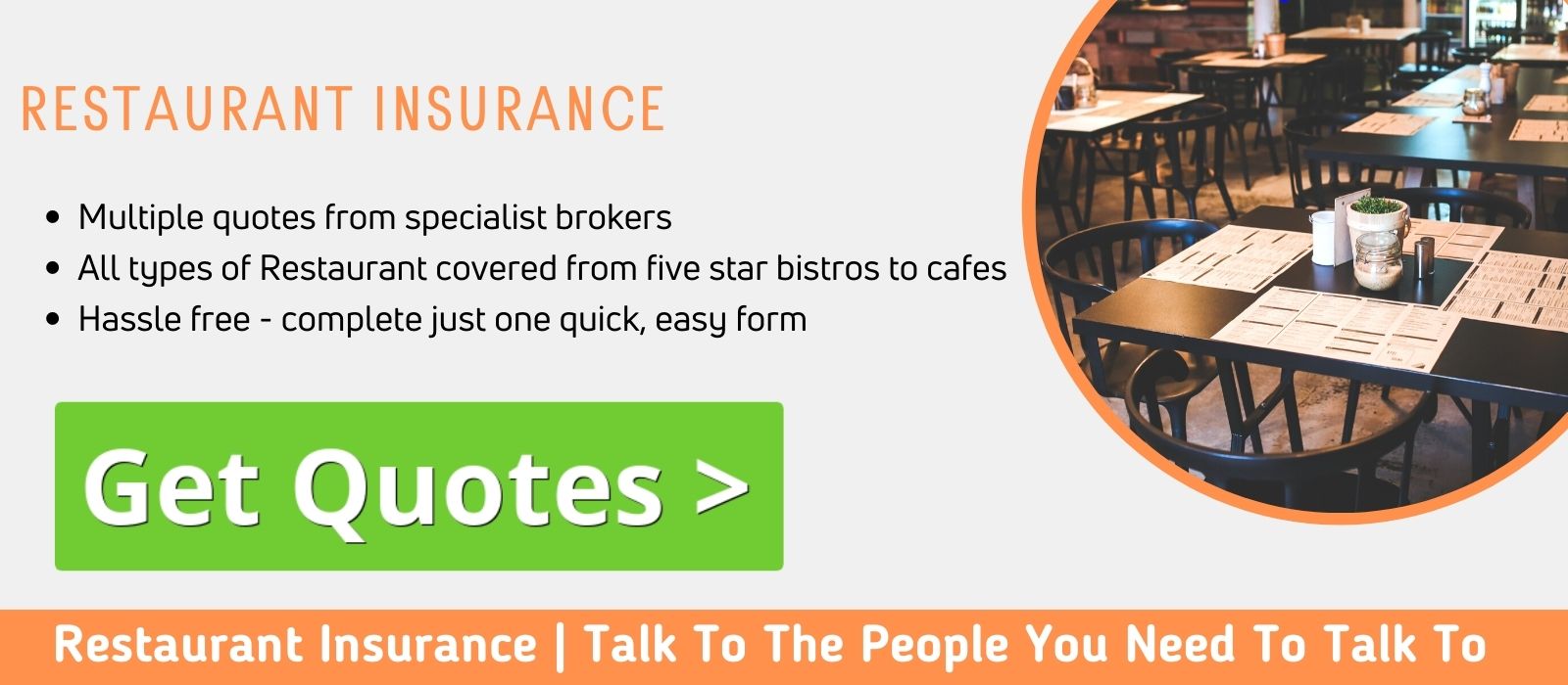 Restaurant insurance quote